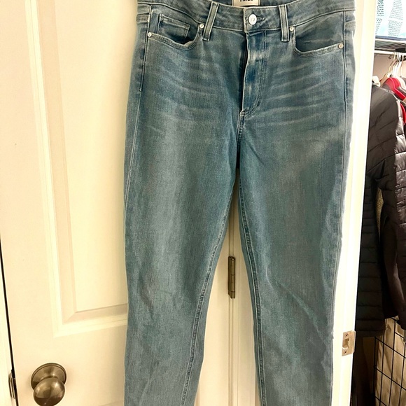 PAIGE Hoxton cropped high rise skinny jeans - Picture 3 of 4